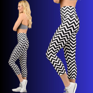 Abstraktes Muster Capri Leggings