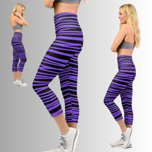 Abstraktes Muster Capri Leggings