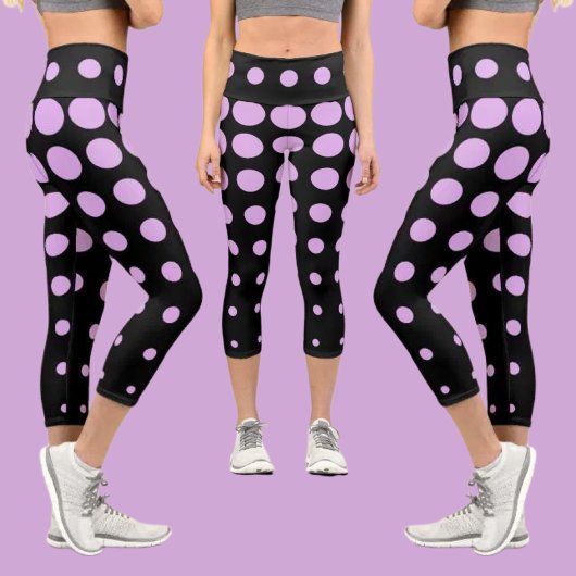 Abstraktes Muster Capri Leggings