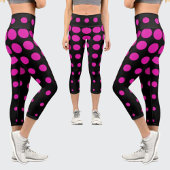 Abstraktes Muster Capri Leggings