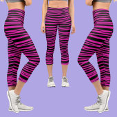 Abstraktes Muster Capri Leggings