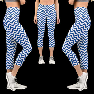 Abstraktes Muster Capri Leggings
