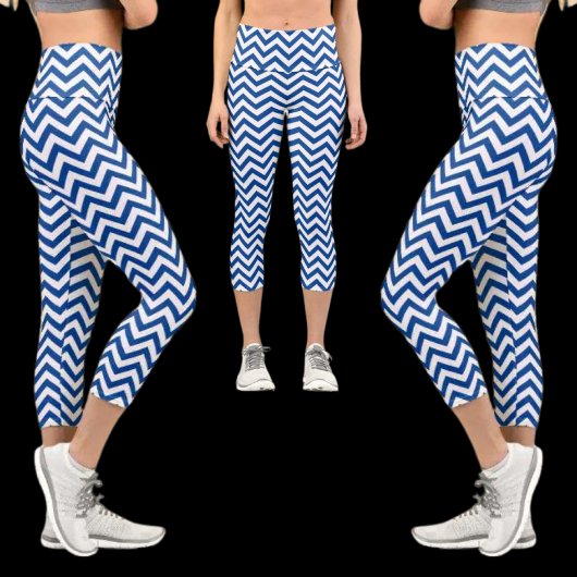 Abstraktes Muster Capri Leggings