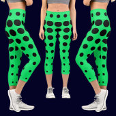 Abstraktes Muster Capri Leggings