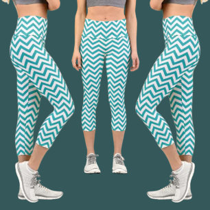 Abstraktes Muster Capri Leggings