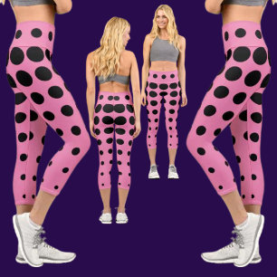 Abstraktes Muster Capri Leggings