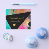 Abstraktes Muster danke Flyer (Einzeln)