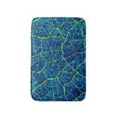 Abstraktes Muster der Blauen Natur Badematte (Vorderseite Vertikal)