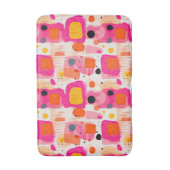 Abstraktes Muster der farbenfrohen Blöcke Mitte de Badematte (Vorderseite Vertikal)