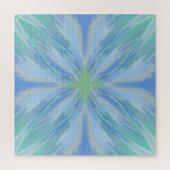 Abstraktes Muster der Meeresflora Puzzle (Vertikal)