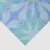 Abstraktes Muster der Meeresflora Seidenpapier (Ausschnitt)