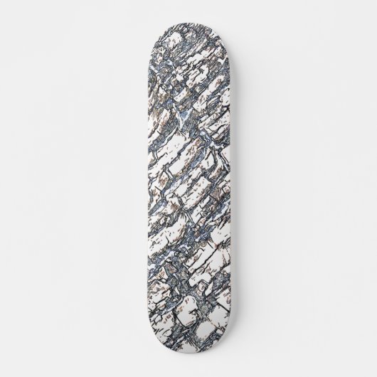 Abstraktes Muster der Natur Skateboard (Vorne)