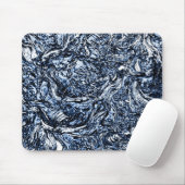 Abstraktes Muster der Navy Blue Nature Mousepad (Mit Mouse)