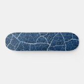 Abstraktes Muster der Navy Blue Nature Skateboard (Horizontal)