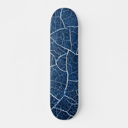 Abstraktes Muster der Navy Blue Nature Skateboard (Vorne)