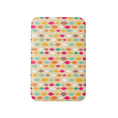 Abstraktes Muster der Retro Art Badematte (Vorderseite Vertikal)