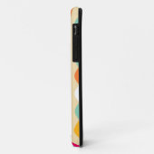 Abstraktes Muster der Retro Art Case-Mate iPhone Hülle (Hinten/Links)