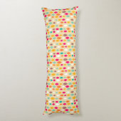 Abstraktes Muster der Retro Art Seitenschläferkissen (Rückseite (Vertikal))