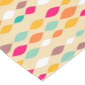 Abstraktes Muster der Retro Art Tischdecke (Schrägansicht)