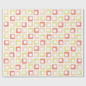 Abstraktes Muster der Retro Geometric Artistic #18 Geschenkpapier (Flach)