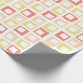 Abstraktes Muster der Retro Geometric Artistic #18 Geschenkpapier (Ecke)