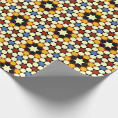 Abstraktes Muster der Retro Geometric Artistic #43 Geschenkpapier (Ecke)