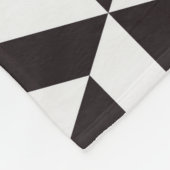 Abstraktes Muster des geometrischen Hexagon-Quatts Fleecedecke (Ecke)
