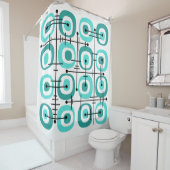 Abstraktes Muster des MCM Mitteljahrs Türkisch Duschvorhang (Beispiel)