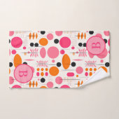 Abstraktes Muster des mittleren Jahrhunderts - far Badhandtuch Set (Handtuch)