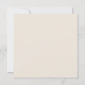 Abstraktes Muster des modernen Atomzeitalters Mitt Einladung (Rückseite)