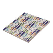 Abstraktes Muster des modernen Atomzeitalters Mitt Fliese (Seite)