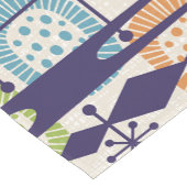 Abstraktes Muster des modernen Atomzeitalters Mitt Kurzer Tischläufer (Ecke)