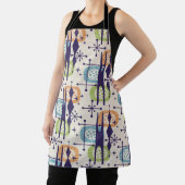 Abstraktes Muster des modernen Atomzeitalters Mitt Schürze (InSitu)