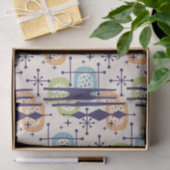 Abstraktes Muster des modernen Atomzeitalters Mitt Seidenpapier (Geschenk)