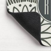 Abstraktes Muster des Monogramm-| Kami Mousepad (Ecke)