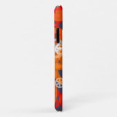 Abstraktes Muster des Orange Wheels Case-Mate iPhone Hülle (Hinten/Rechts)