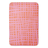 Abstraktes Muster des Raster nach hinten Badematte (Vorderseite Vertikal)