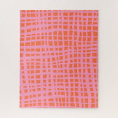 Abstraktes Muster des Raster nach hinten Puzzle (Vertikal)