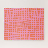 Abstraktes Muster des Raster nach hinten Puzzle (Horizontal)