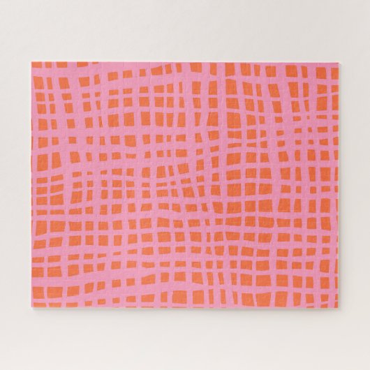 Abstraktes Muster des Raster nach hinten Puzzle (Horizontal)