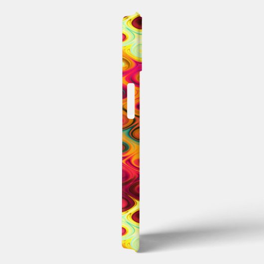 Abstraktes Muster des roten, flüssigen Regenbogens Case-Mate iPhone Hülle (Rückseite / Rechts)