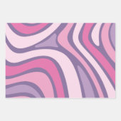 Abstraktes Muster des  Streifens Geschenkpapier Set (Vorderseite 3)