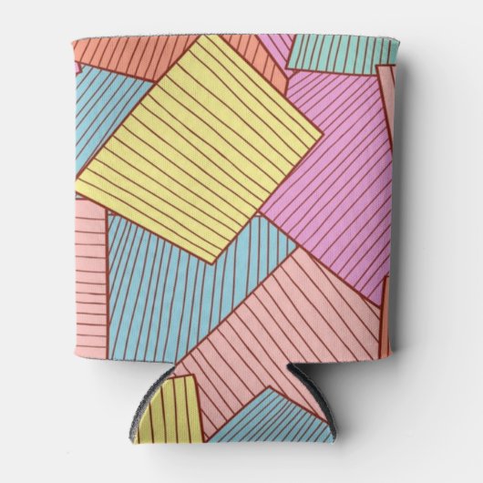 Abstraktes Muster Dosenkühler (Vorderseite)