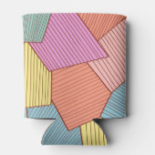 Abstraktes Muster Dosenkühler (Rückseite)