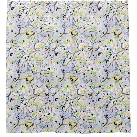 Abstraktes Muster Duschvorhang (Vorderseite)