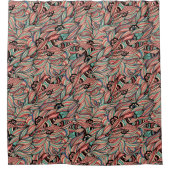 Abstraktes Muster Duschvorhang (Vorderseite)