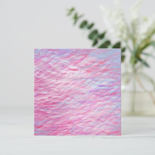 Abstraktes Muster Einladung (Stehend Vorderseite)