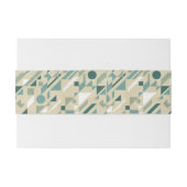 Abstraktes Muster Einladungsbanderole (Rückseitenbeispiel)