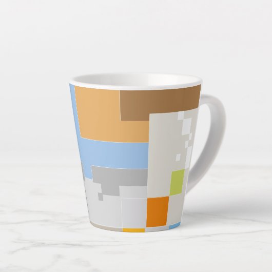 Abstraktes Muster erstellen Milchtasse (Rechte Ecke)