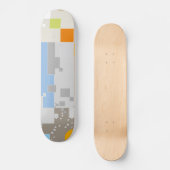 Abstraktes Muster erstellen Skateboard (Vorderseite)